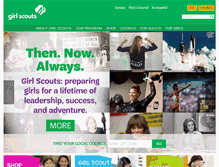 Tablet Screenshot of girlscouts.org